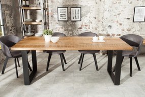 Jedálenský stôl 38660 200x90cm Masív drevo Mango prírodné - PRODUKT JE SKLADOM U NÁS - 2Ks