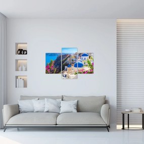 Obraz - Santorini, Grécko (90x60 cm)