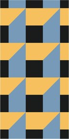 Tapeta - Farebná geometrická abstrakcia I.