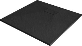 Mexen Hugo štvorcový sprchový kút SMC 90 x 90 cm, čierny - 42709090