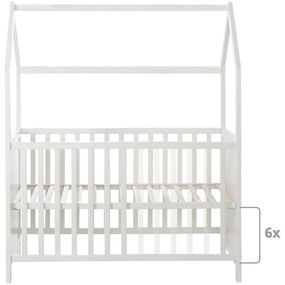 Sivá postieľka 60x120 cm – Roba