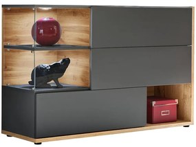 Komoda Silk antracit/wotan