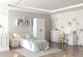 Písací stôl SCOUT - biely (viac variant)