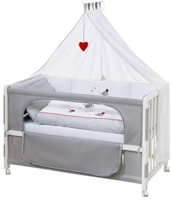 roba Detská postieľka Room Bed, 60 x 120 cm (Adam a sova, biela)  (100341028)