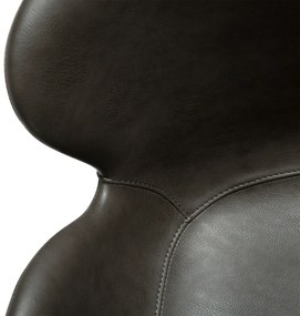 GAIA ČALÚNENÁ STOLIČKA grey/black