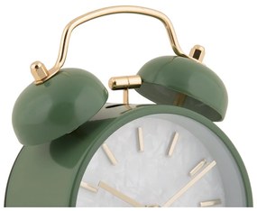 Karlsson 6009DG dizajnový budík zelený, priemer 12cm