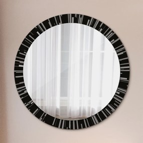 Okrúhle ozdobné zrkadlo Zloženie fi 90 cm