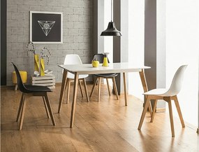 Světle šedá židle MORIS