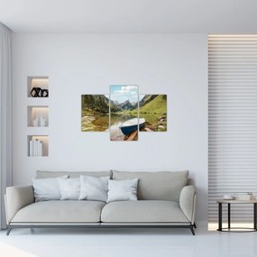 Obraz - Seealpsee, jazero Švajčiarska (90x60 cm)