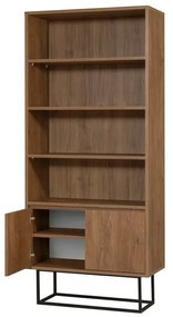 Knižnica Rea Black and Walnut