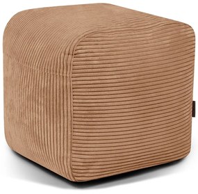 Hnedý menčestrový sedací vak Plus 50 Lounge – SLOWDOWN