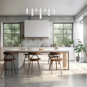 Bodové svietidlo GENESIS 1xGU10/8W/230V 20 cm biela