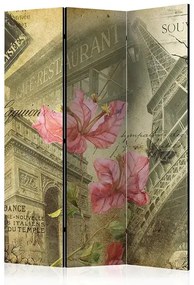 Paraván - Bonjour Paris! [Room Dividers] Veľkosť: 135x172, Verzia: Akustický