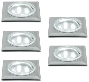 SET 5x LED podlahové svietidlo 5xLED/0,5W/230/12V