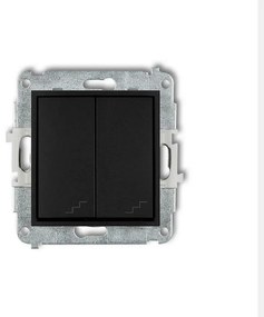 12MWP-33 Schodiskový konektor dvojitá čierna