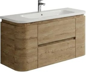 Kúpeľňová skrinka s umývadlom Naturel Shelley 119x50x45 cm dub mat SHELLEY120OAK