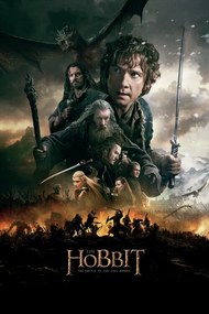 Umelecká tlač Hobbit - Bitka piatich armád, (26.7 x 40 cm)