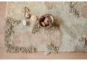 Béžový bavlnený detský hrací koberec 120x160 cm Mushroom Forest – Lorena Canals