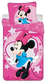 JERRY FABRICS -  JERRY FABRICS Obliečky Minnie Hello micro Polyester - mikrovlákno, 140/200, 70/90 cm