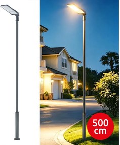 Brilagi-LED vonkajšia lampa so stĺpom a káblom 5 m URBANLIGHT LED/200W/230V antracit IP65