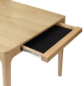 Rozkladací jedálenský stôl z dubového dreva 90x200 cm Heart'n'Soul – UMAGE