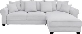 XXXLutz ROHOVÁ SEDAČKA, textil, svetlosivá MID.YOU - Sedačky - 002220047324