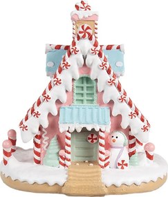 Farebná perníková chalúpka Gingerbread House - 16 * 13 * 15 cm
