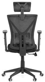 Autronic BONTEC Kancelárska stolička, hojdací mechanizmus, čierna sieťovina, KA-Q851 BK Farba: Čierna