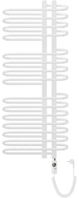 Mexen Ops, elektrické vykurovacie teleso 1300x550 mm + vykurovacia tyč 900 W, biela, W122-1300-550-2900-20