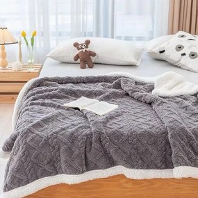 Hrejivá barančeková deka Homa KOBELA GREY