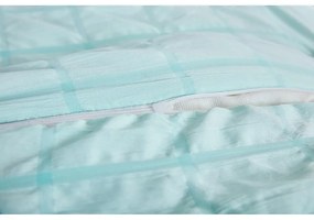 Krepové obliečky na jednolôžko v mentolovej farbe 140x200 cm Naomi – My House