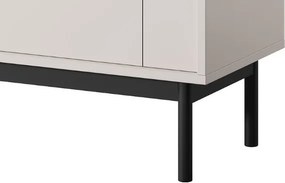 TV skrinka Japandi, 154 cm, béžová kašmír