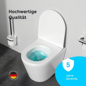 Toaletný set s inštaláciou AM.PM IIS90251.PA1900 bezokrajové, so sedadlom microlift, chróm mechanické tlačidlo na splachovanie