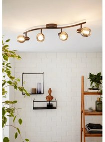 Eglo 98626 - Bodové svietidlo POLLICA 4xE14/28W/230V