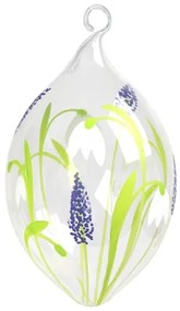 Vajíčko s dekorom modrice a konvaliniek
