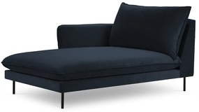 Tmavomodrá zamatová leňoška (ľavý roh) Vienna – Cosmopolitan Design