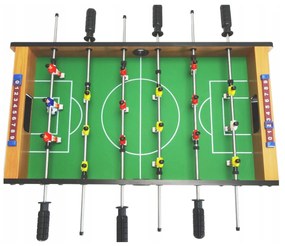 Mini stolný futbal, 69x37x24cm, hnedý | B7C1