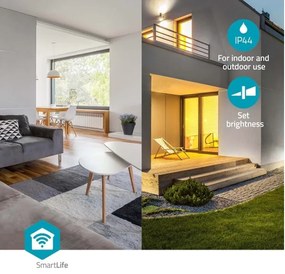 Nedis WIFILAC35WT - LED RGBW Stm. svietidlo LED/18W/230V 2700-6500K IP44 Wi-Fi