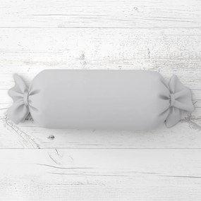 Biante Vankúš valec bonbon Rongo RG-016 Svetlo sivý 15x40 cm