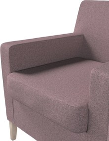 Poťah na kreslo Karlstad farba produktu ružová látka zapletaná