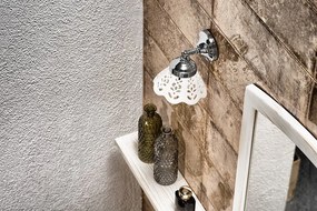 Sapho Sapho, LAMPEDUSA závesné svietidlo E27, 60W, 230V, IP21, keramické tienidlo, 39cm, mosadzná reťaz, MC011C