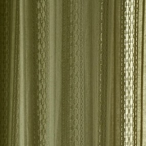 Khaki záclona 140x229 cm Zofia Broderie Anglaise – Pineapple Elephant