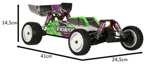 KIK Auto na diaľkové ovládanie RC WLToys 104002 1:10 4WD 2.4Ghz