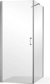 Roltechnik Outlet Otváracie jednokrídlové sprchové dvere OBCO1 s pevnou stenou OBCB - bez vaničky ROTH-Variant: šírka dverí: 90 cm, šírka pevnej sten…