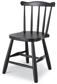 Detská stolička BASIC, V 370 mm, čierna