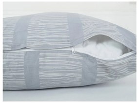 Sivé krepové obliečky na jednolôžko 140x200 cm Honey Comb – B.E.S.