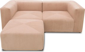 XXXLutz ROHOVÁ SEDAČKA, textil, ružová, ružové zlato MID.YOU - Online Only obývacie izby - 001776018420