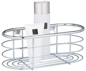 Strieborná sprchová polica Wenko Trestina, 26 x 11 cm