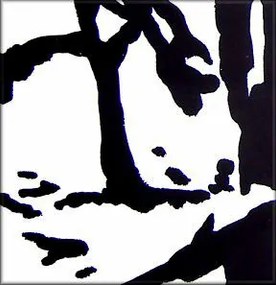 Ručne maľovaný POP Art obraz U2 in Black | rôzne rozmery
