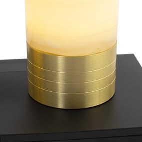 Sada 2 nabíjateľných zlatých RGBW stolových lamp - Alessia